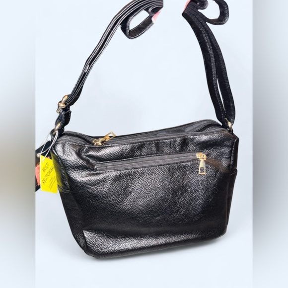 Beverly Hills Polo Club Black Multi-Section Crossbody Bag | NWT - Picture 9 of 12